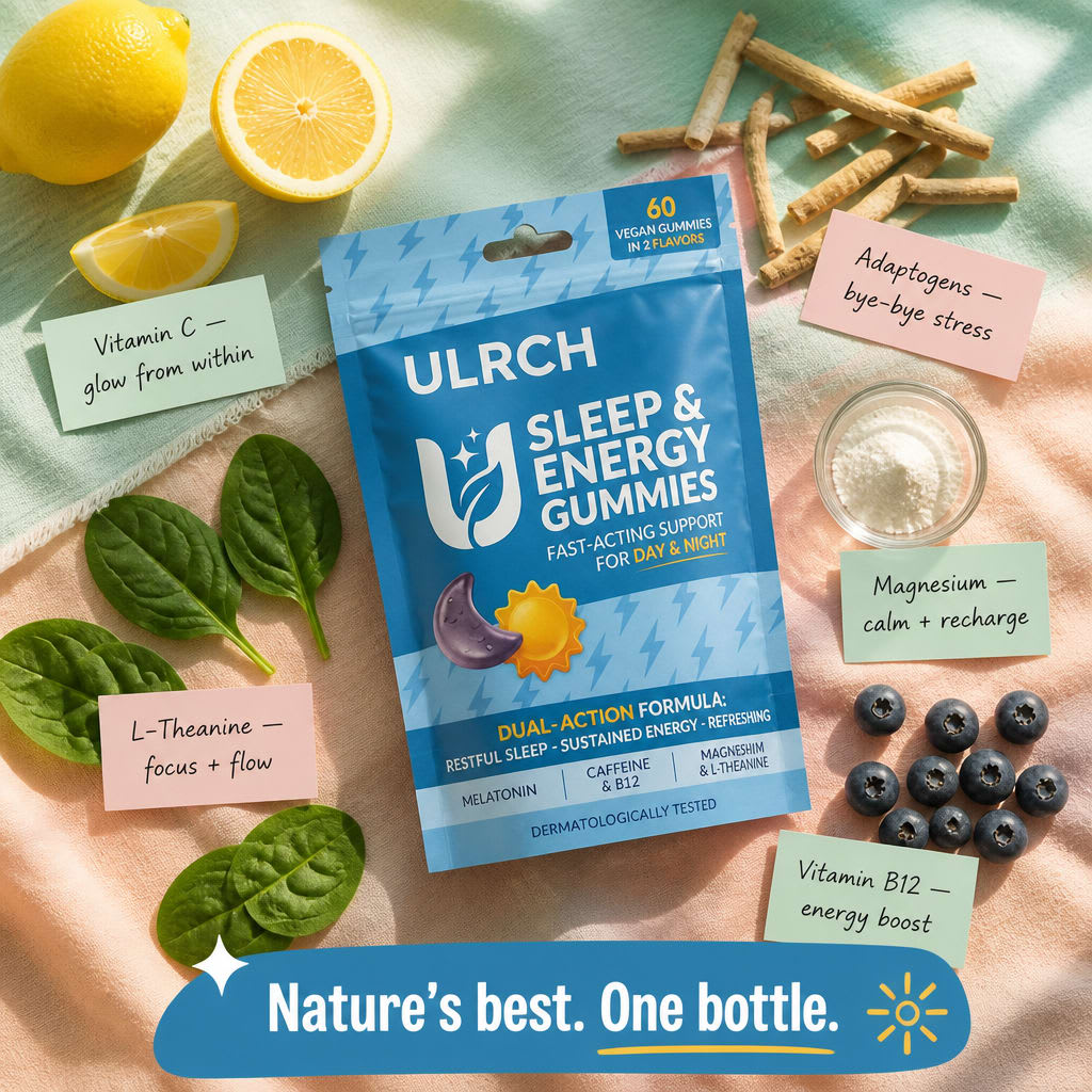 Sleep + Energy Vegan Gummies